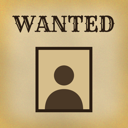 i,WANTED icon
